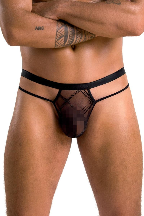 Herren Dessous String Netz-Design mit Gummibändern | Passion Menswear