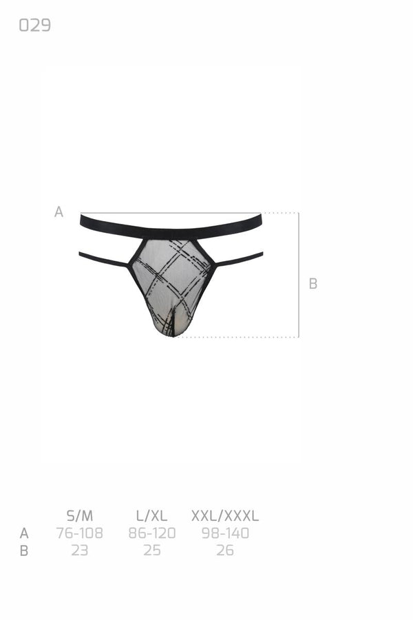 Herren Dessous String Netz-Design mit Gummibändern | Passion Menswear