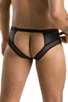 Ouvert-Slip mit Metallkette und Netzeinsatz | Passion Menswear