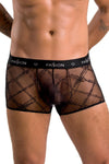 Herren Netz-Shorts mit breitem Gummibund und Logo-Aufdruck | Passion Menswear