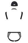 Harness Set mit Netzdetails und Metallelementen | Passion Menswear