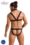 Harness Set mit Netzeinsätzen, Metallring und Gummibändern | Passion Menswear