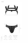 Harness Set mit Netzeinsätzen, Metallring und Gummibändern | Passion Menswear