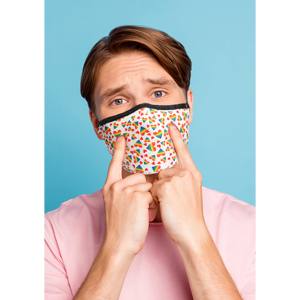 Buntes aufregendes Mode Accessoire für verlockende Clubnächte von Masks by Shots – Ansicht 4