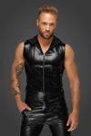 Kapuzenshirt mit Zwei-Wege Zipper Ärmellos Lounge Design | Noir Handmade Men