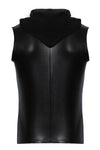 Kapuzenshirt mit Zwei-Wege Zipper Ärmellos Lounge Design | Noir Handmade Men