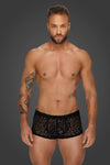 Männer Shorts mit Leoparden Flock Muster | Noir Handmade Men