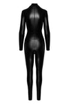 Powerwetlook Catsuit mit rückseitigem Reißverschluss | Noir Handmade