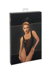 String-Body mit feinmaschiger Netzstruktur und eleganter Passform | Noir Handmade