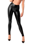 Leggings mit Zwei-Wege-Reißverschluss im Schritt | Noir Handmade