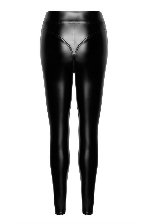 Leggings mit Zwei-Wege-Reißverschluss im Schritt | Noir Handmade