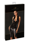 Elegantes Wetlook Kleid mit zweiwege Reißverschluss | Noir Handmade