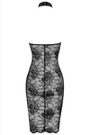Elegantes Spitzenkleid mit Hakenverschluss und figurbetontem Schnitt | Noir Handmade
