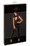 Eleganter Overall mit Spitzeneinsatz und Hakenverschluss | Noir Handmade