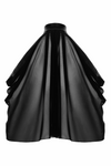 Transparenter Neckholder-Bolero mit Druckknöpfen | Noir Handmade