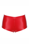 Wetlook High-Waist Shorts mit elastischem Schnitt | Noir Handmade