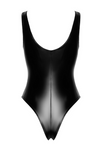 String-Body mit Frontreißverschluss, figurbetonter Schnitt | Noir Handmade