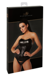 Trägerloses Corsagen-Top F334 mit elegantem Reißverschluss | Noir Handmade