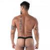 Schwarzer Neoprene Snap-String von TOF Paris – Ansicht 3