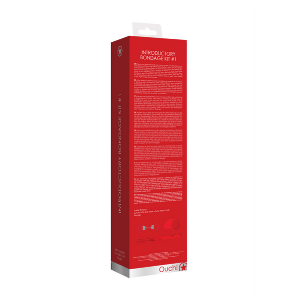 Rotes vierteiliges Accessoire Set für kreative Rollenspiele von Ouch! by Shots – Ansicht 3
