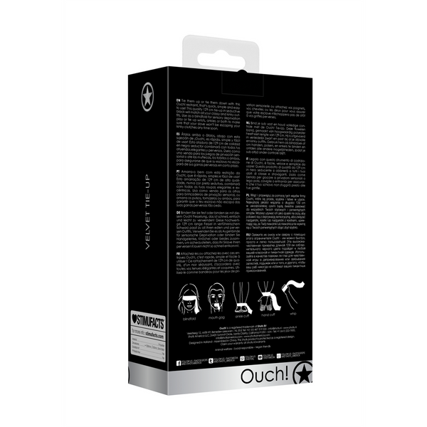 Schwarzes elegantes Satinband für sinnliche Momente und kreative Akzente von Ouch! by Shots – Ansicht 3