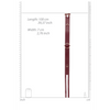 Roter eleganter Taillengürtel in hochwertiger Lederoptik von Ouch! by Shots – Ansicht 6