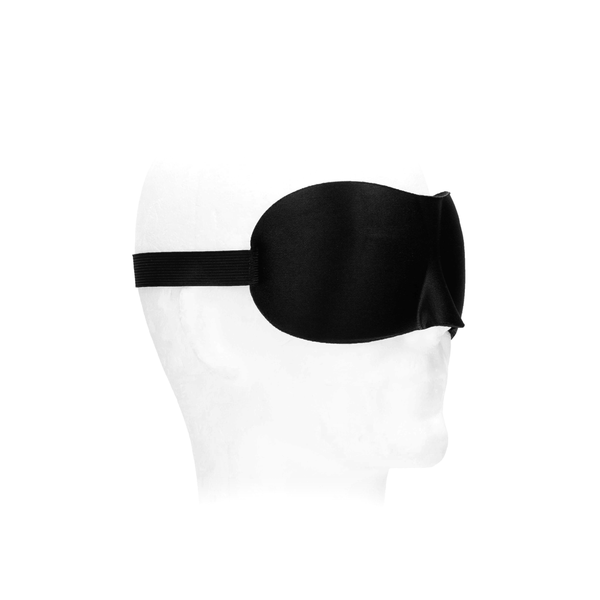 Schwarze elegante Augenmaske für geheimnisvolle Stunden und tiefe Entspannung von Ouch! by Shots – Ansicht 5