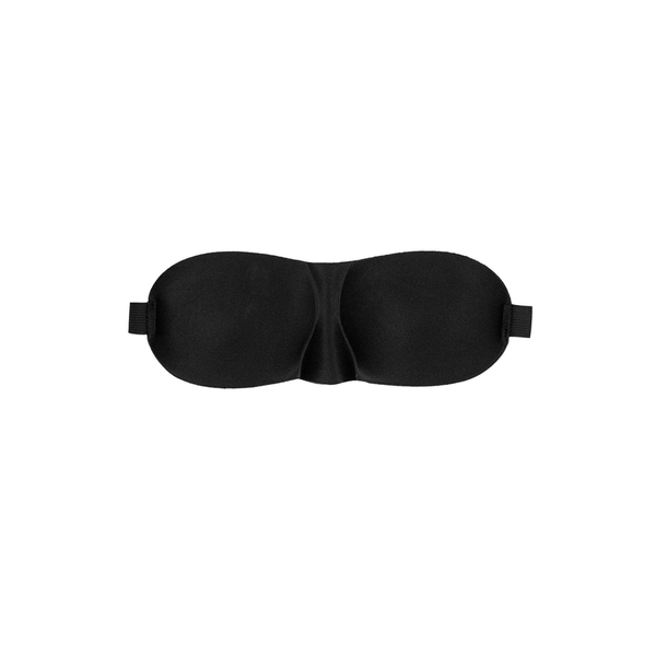 Schwarze elegante Augenmaske für geheimnisvolle Stunden und tiefe Entspannung von Ouch! by Shots – Ansicht 6