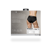 Schwarzer eleganter Slip Boxer für intensives Strap On Vergnügen | Ouch! by Shots
