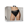 Schwarze stilvolle Slip Boxer für aufregende und intensive Abenteuer von Ouch! by Shots – Ansicht 2