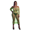 Grünes verführerisches Neon Set für aufregende Clubnächte von Ouch! by Shots – Ansicht 8