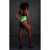Grüner leuchtender High Cut Body mit elegantem Halterneck Design von Ouch! by Shots – Ansicht 5