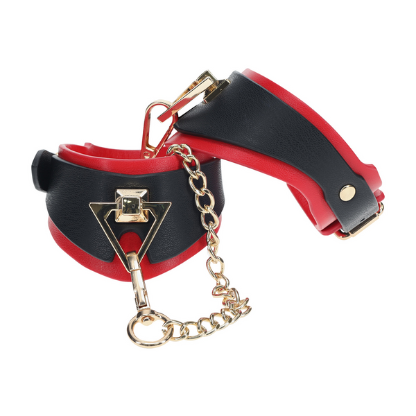 Rotes glanzvolles Accessoire mit modischen Akzenten von Ouch! by Shots – Ansicht 4