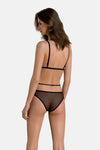 Transparentes Netz-Dessous-Set mit Hakenverschluss | Passion