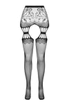 Geöffnete Strumpfhose mit Elasthan-Anteil für verführerische Momente | Passion