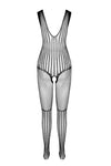 Transparenter Netz-Catsuit mit Öffnung | Passion
