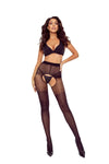 Ouvert-Strumpfhose mit Schlitz | Passion
