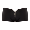 Verführerische Herren-Shorts mit Reißverschluss-Detail- Schwarz | Shots