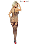 Transparentes Bodystocking mit offener Schritt­partie | Provocative