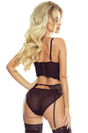 Elegantes Dessous-Ensemble mit Bügel-BH und Slip aus Spitze | Provocative