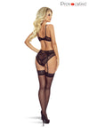 Elegantes Dessous-Ensemble mit Spitze und Netzstoff | Provocative