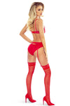 Wetlook Dessous-Set mit Bügel-BH und String | Provocative