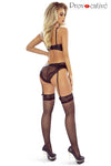 Wetlook Dessous-Set mit Spitze und verstellbaren Trägern | Provocative