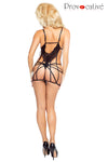 Chemise mit verstellbaren Trägern und String-Tanga | Provocative