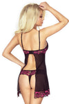 Babydoll aus Tüll und Spitze mit Bügel-BH und String | Provocative