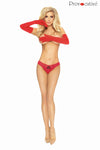 Transparenter Damen-String mit Spitzendetails und elegantem Schnitt | Provocative