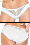 Satin-Slip mit filigraner Spitzenverarbeitung | Provocative