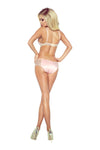 Elegantes Spitzen-Dessous-Set mit Satin-Details und verstellbaren Trägern | Provocative