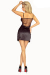 Elegantes Chemise mit Netz-Einsätzen und verstellbaren Trägern | Provocative