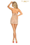 Elegantes Chemise mit String-Tanga und verstellbaren Trägern | Provocative